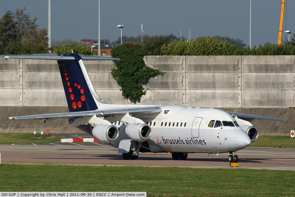 OO-DJP, 1996 British Aerospace Avro 146-RJ85 C/N E.2287, Brussels Airlines