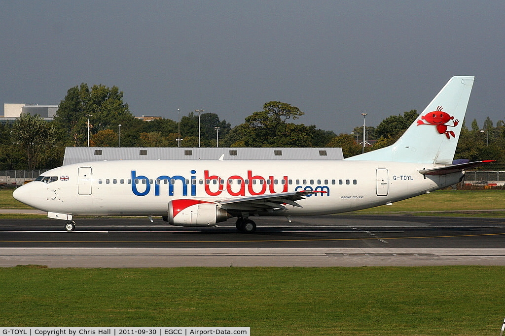 G-TOYL, 1999 Boeing 737-36N C/N 28594, BMI baby