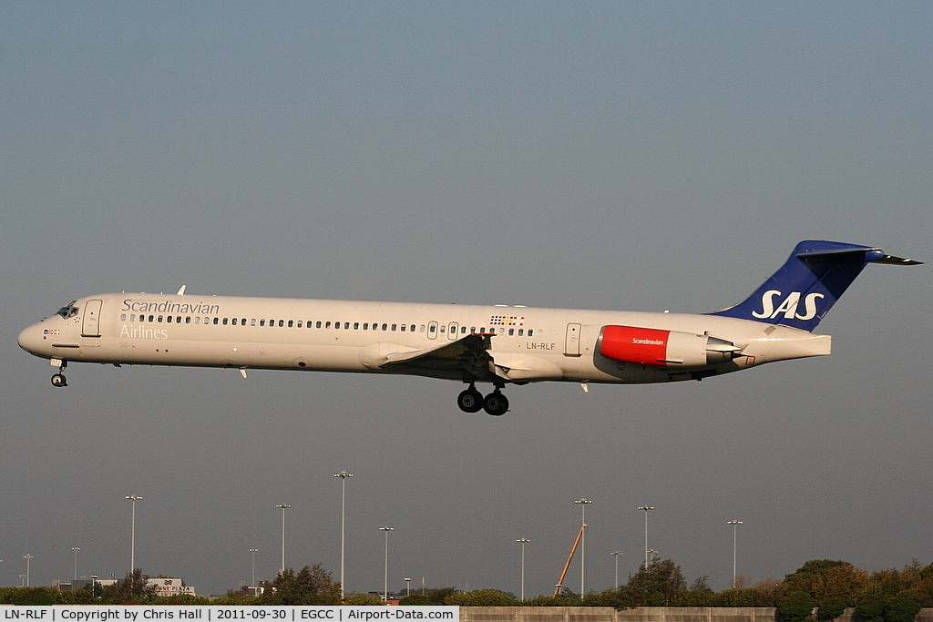 LN-RLF, 1985 McDonnell Douglas MD-82 (DC-9-82) C/N 49383, Scandinavian Airlines