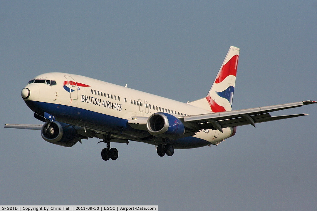 G-GBTB, 1993 Boeing 737-436 C/N 25860, British Airways
