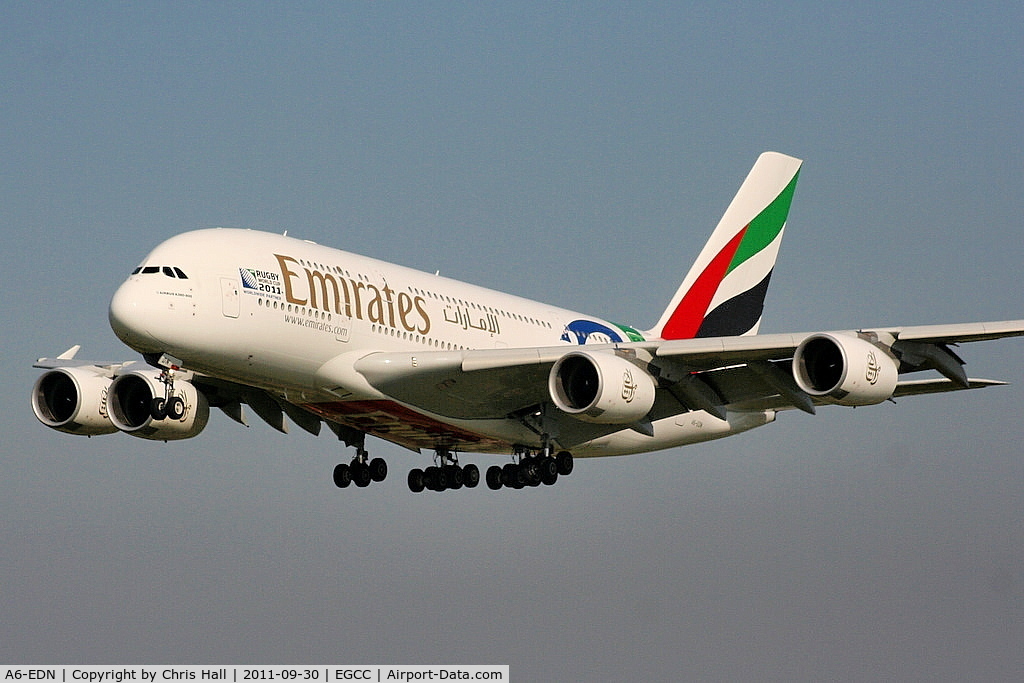 A6-EDN, 2010 Airbus A380-861 C/N 056, Emirates A380 wearing 