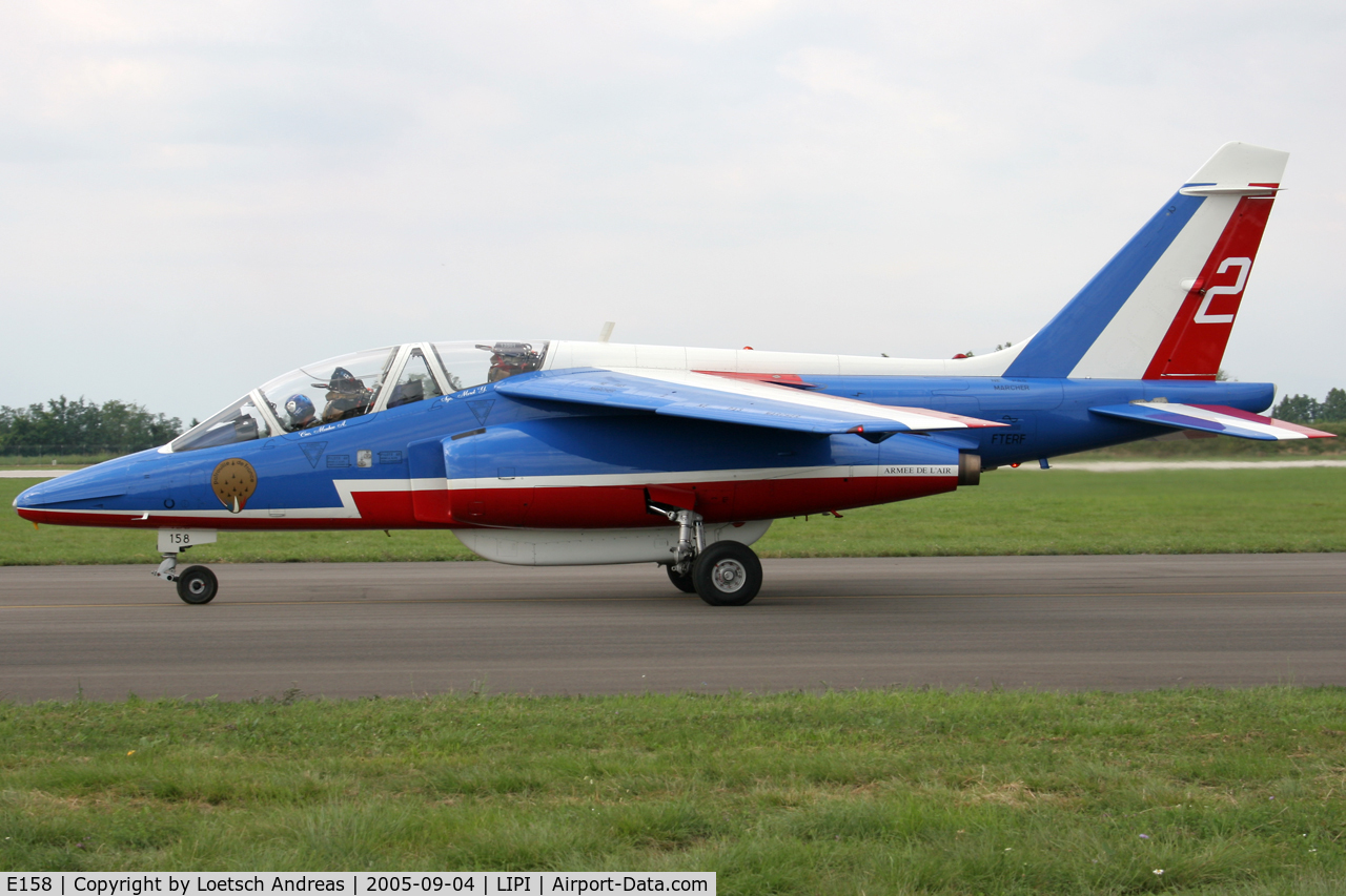 E158, Dassault-Dornier Alpha Jet E C/N E158, Patrouille de France