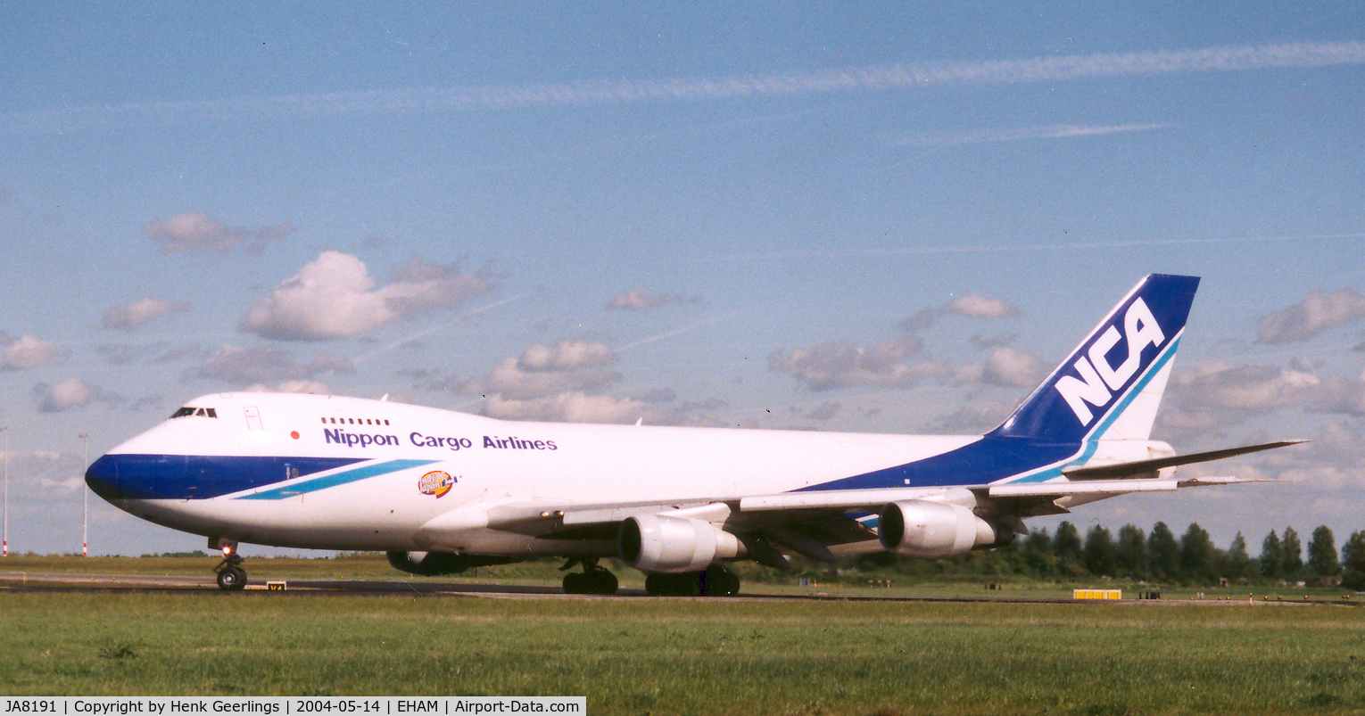 JA8191, 1990 Boeing 747-281F C/N 24576, NCA - Nippon Cargo Airlines
