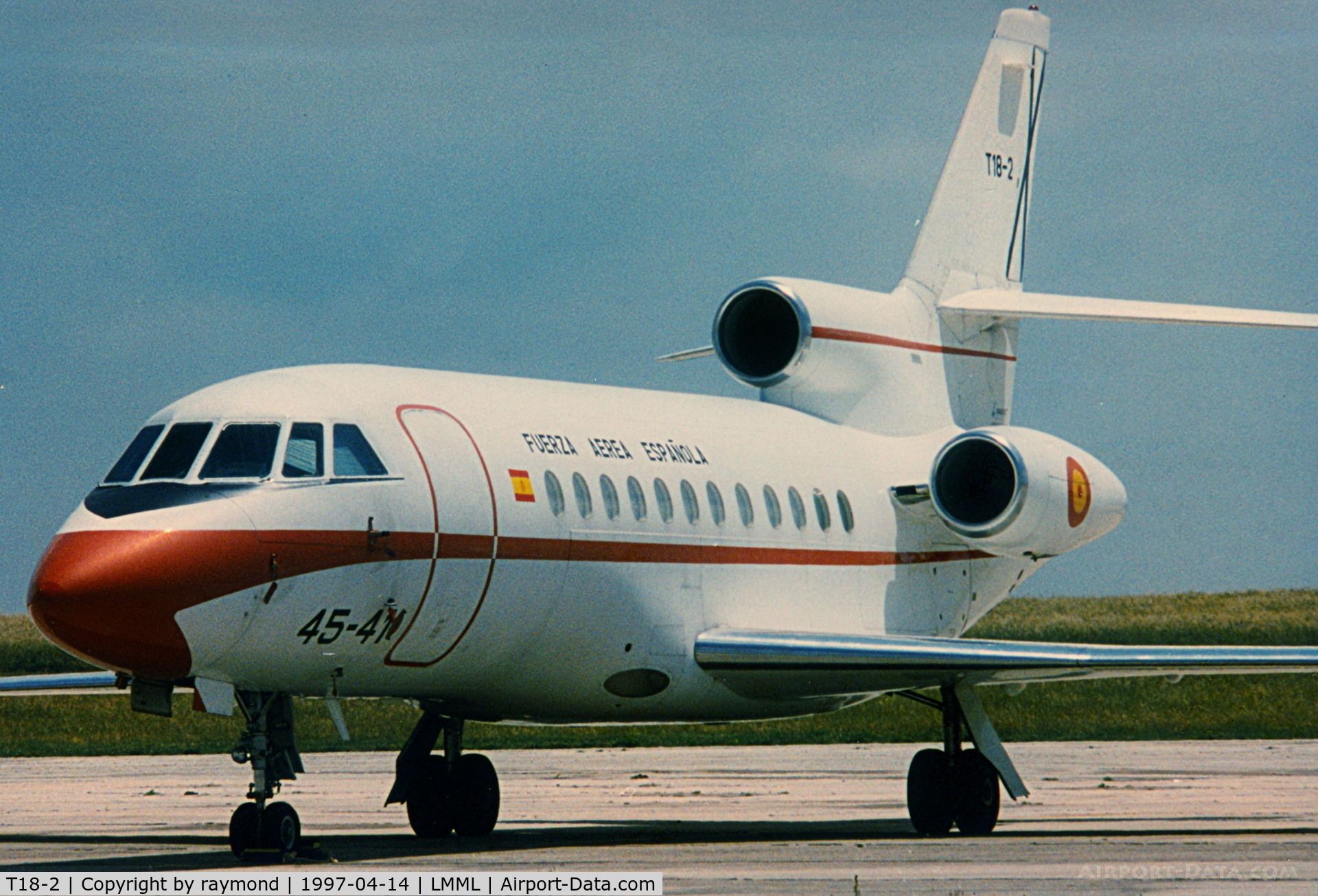 T18-2, 1990 Dassault Falcon 900 C/N 90, Falcon900 T.18-2/45-41 Spanish Air Force