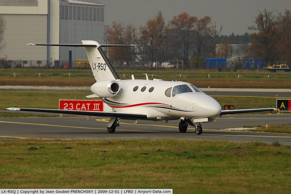 LX-RSQ, 2009 Cessna 510 Citation Mustang Citation Mustang C/N 510-0194, rouling to AAS