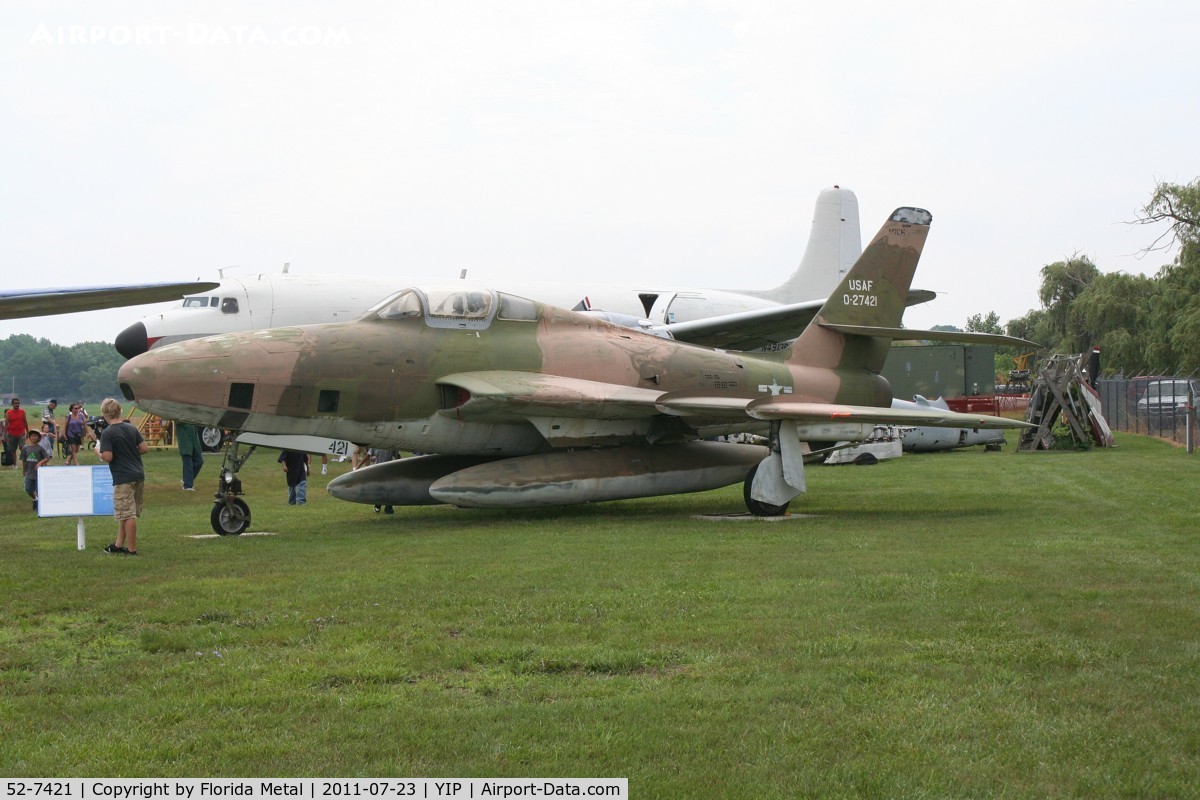 52-7421, 1955 Republic RF-84F Thunderflash C/N 52-7346, RF-84F Thunderflash