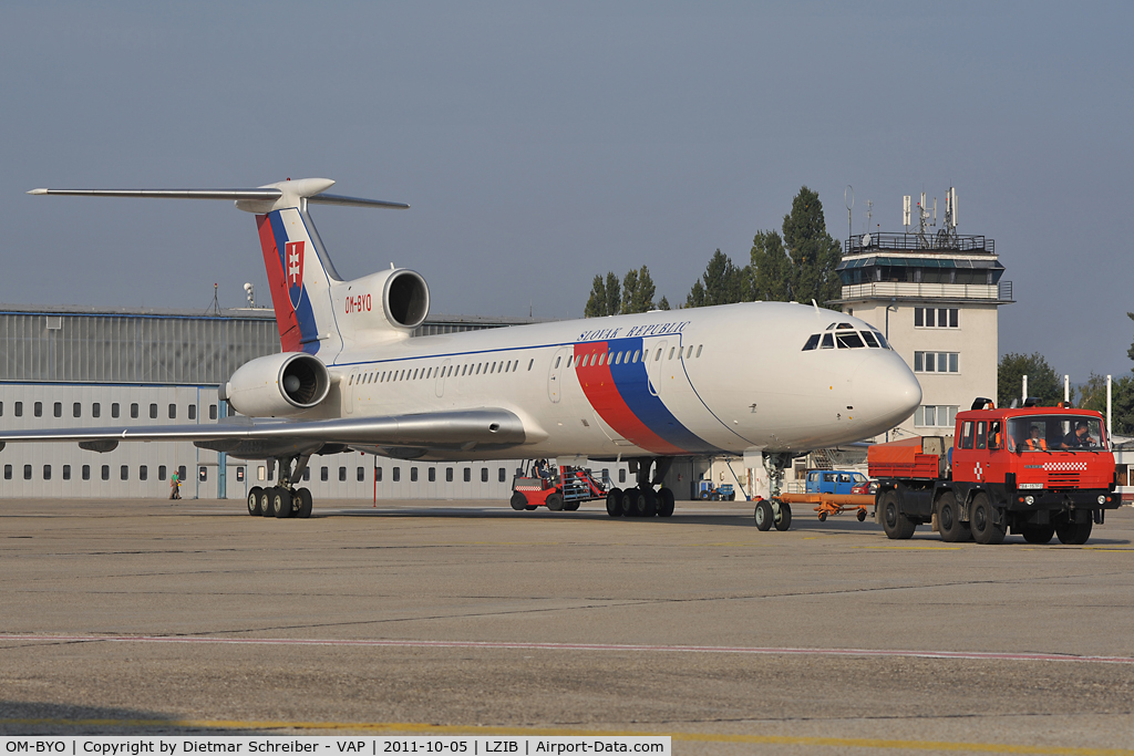 OM-BYO, 1989 Tupolev Tu-154M C/N 89A803, Slovak Government Tupolev 154
