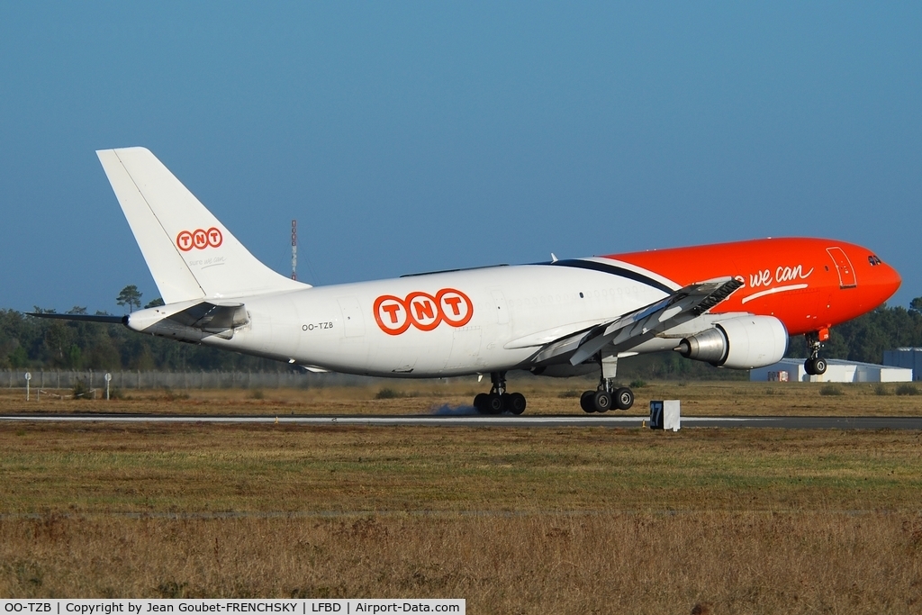 OO-TZB, 1982 Airbus A300B4-203 C/N 211, TNT landing 05