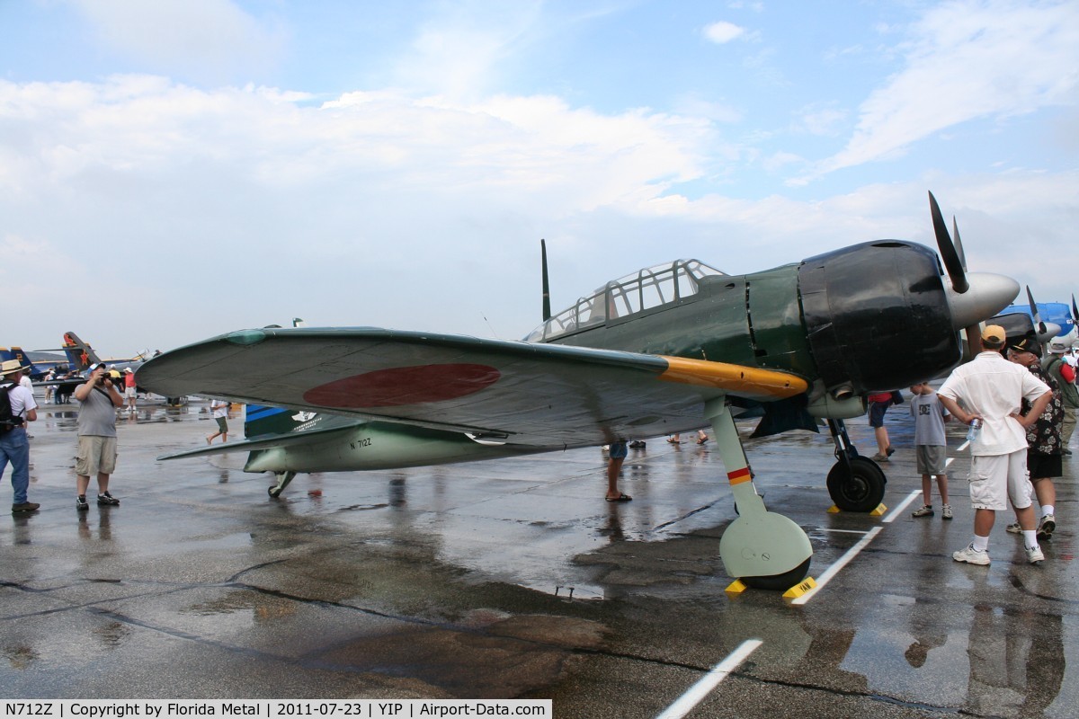 N712Z, 1942 Mitsubishi A6M3 Reisen (Zero) C/N 3869, A6ME Zero