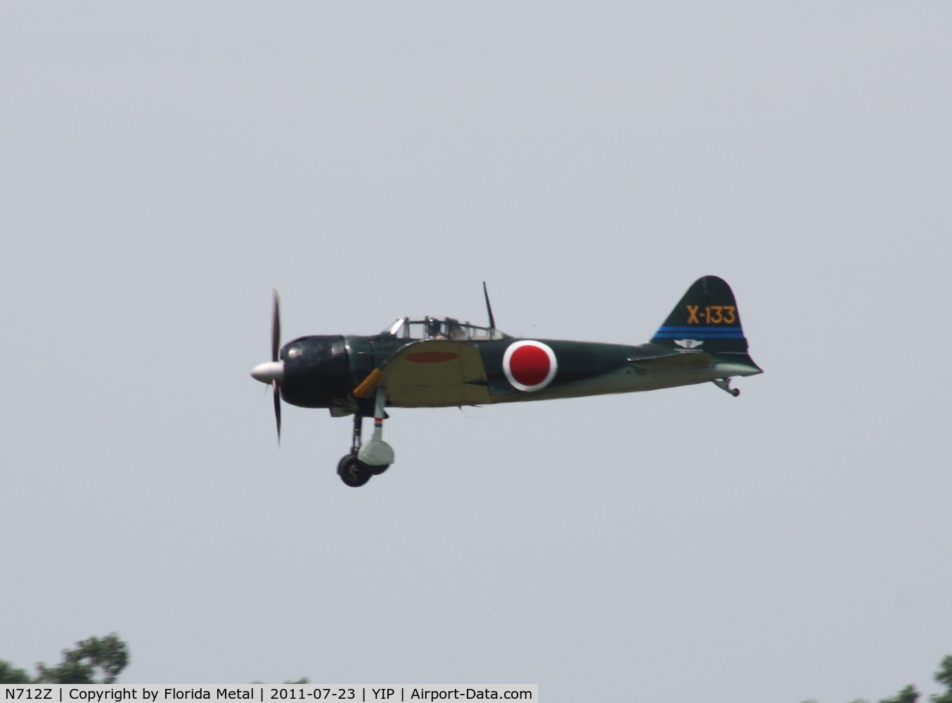 N712Z, 1942 Mitsubishi A6M3 Reisen (Zero) C/N 3869, A6M3 Zero