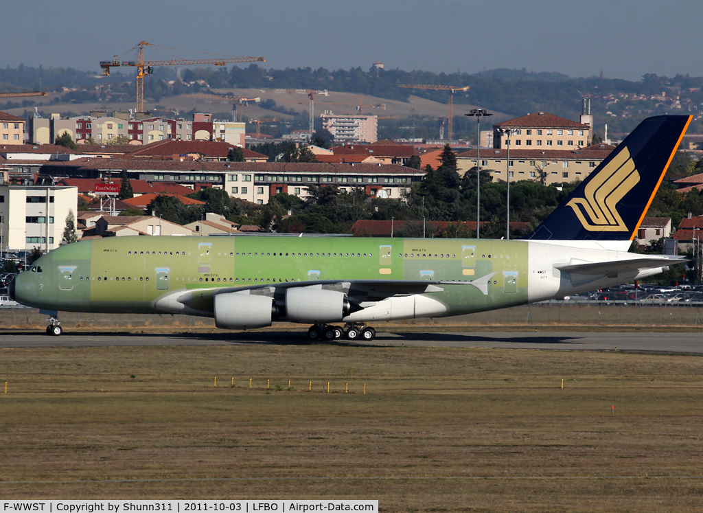 F-WWST, 2011 Airbus A380-841 C/N 079, C/n 0079 - For Singapore Airlines