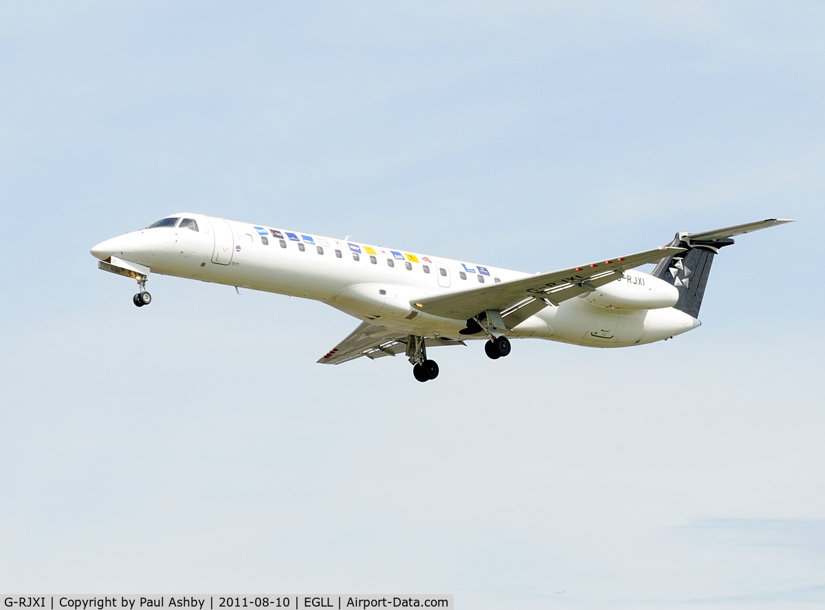 G-RJXI, 2001 Embraer EMB-145EP (ERJ-145EP) C/N 145454, Embraer EMB-145EP