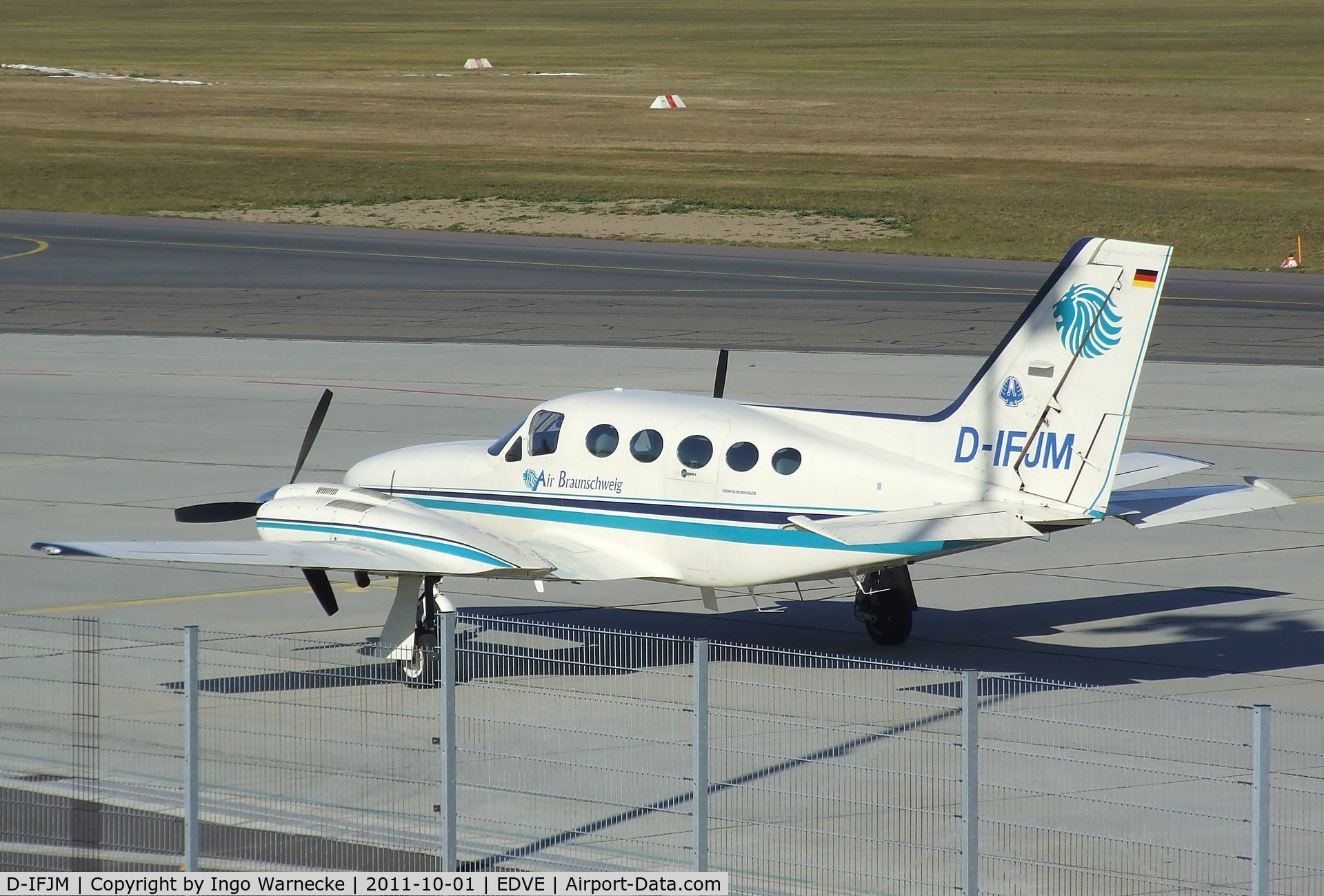 D-IFJM, 1981 Cessna 421C Golden Eagle C/N 421C1244, Cessna 421 C Golden Eagle of Air Braunschweig at Braunschweig-Waggum airport