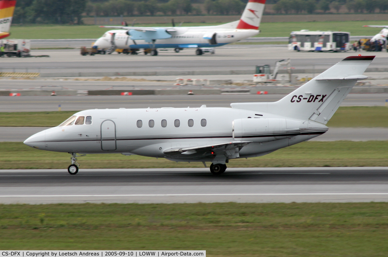 CS-DFX, 2004 Raytheon Hawker 800XP C/N 258656, next Bizz Travel