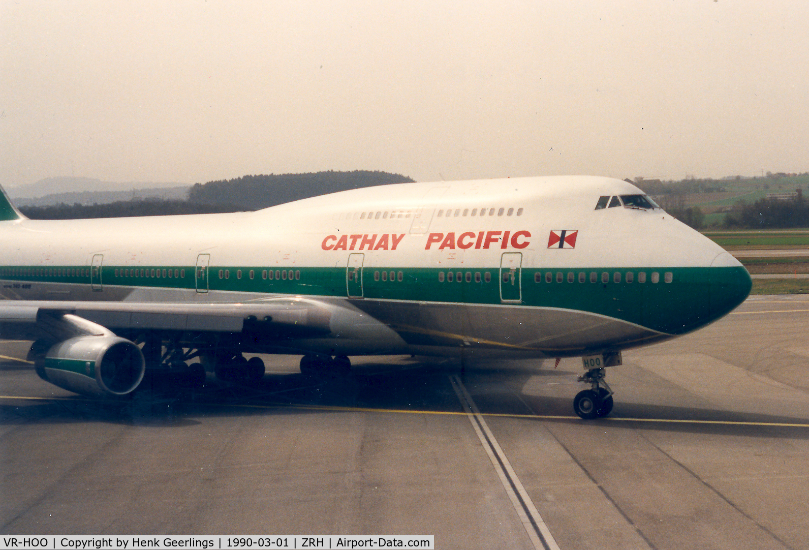 VR-HOO, 1988 Boeing 747-467 C/N 23814, Cathay Pacific
