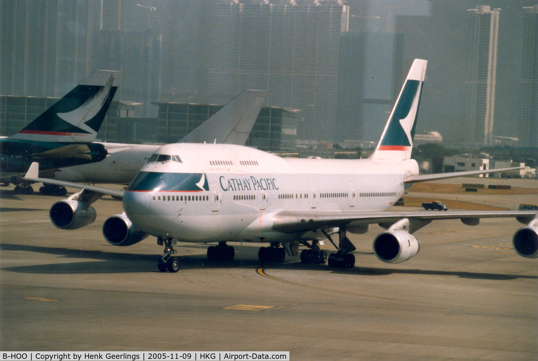 B-HOO, 1988 Boeing 747-467 C/N 23814, Cathay Pacific