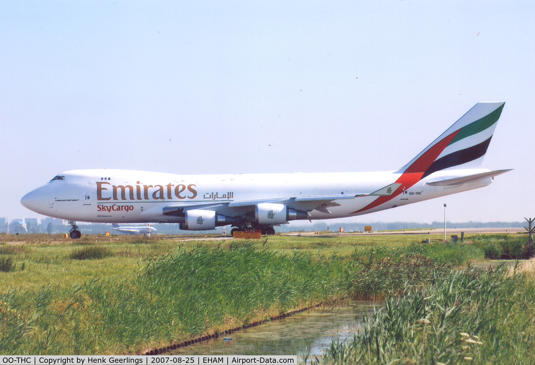 OO-THC, 2007 Boeing 747-4HAERF C/N 35235, Emirates Sky Cargo