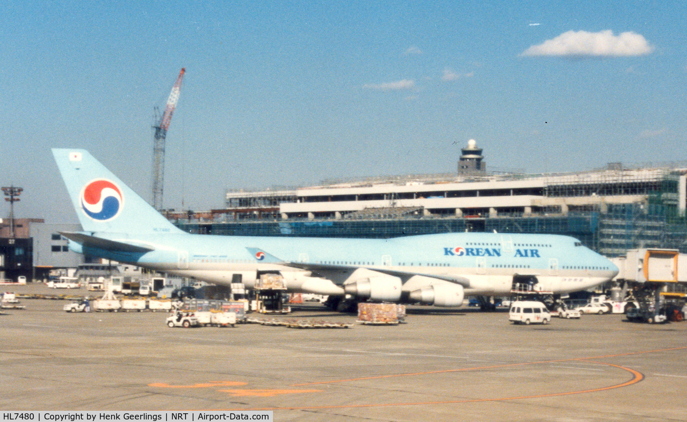 HL7480, 1990 Boeing 747-4B5F/SCD C/N 24619, Korean Air