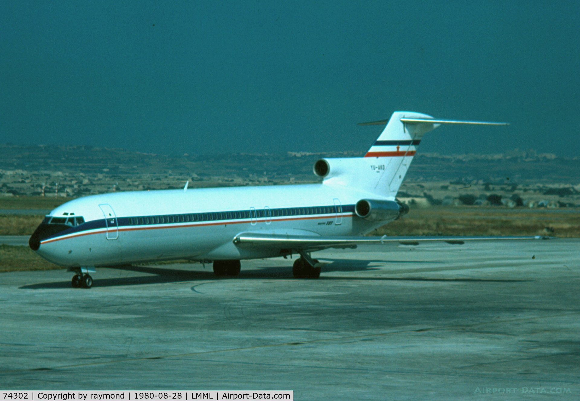 74302, 1975 Boeing 727-2L8 C/N 21040, B727 74302(YU-AKD) Yugoslav Air Force
