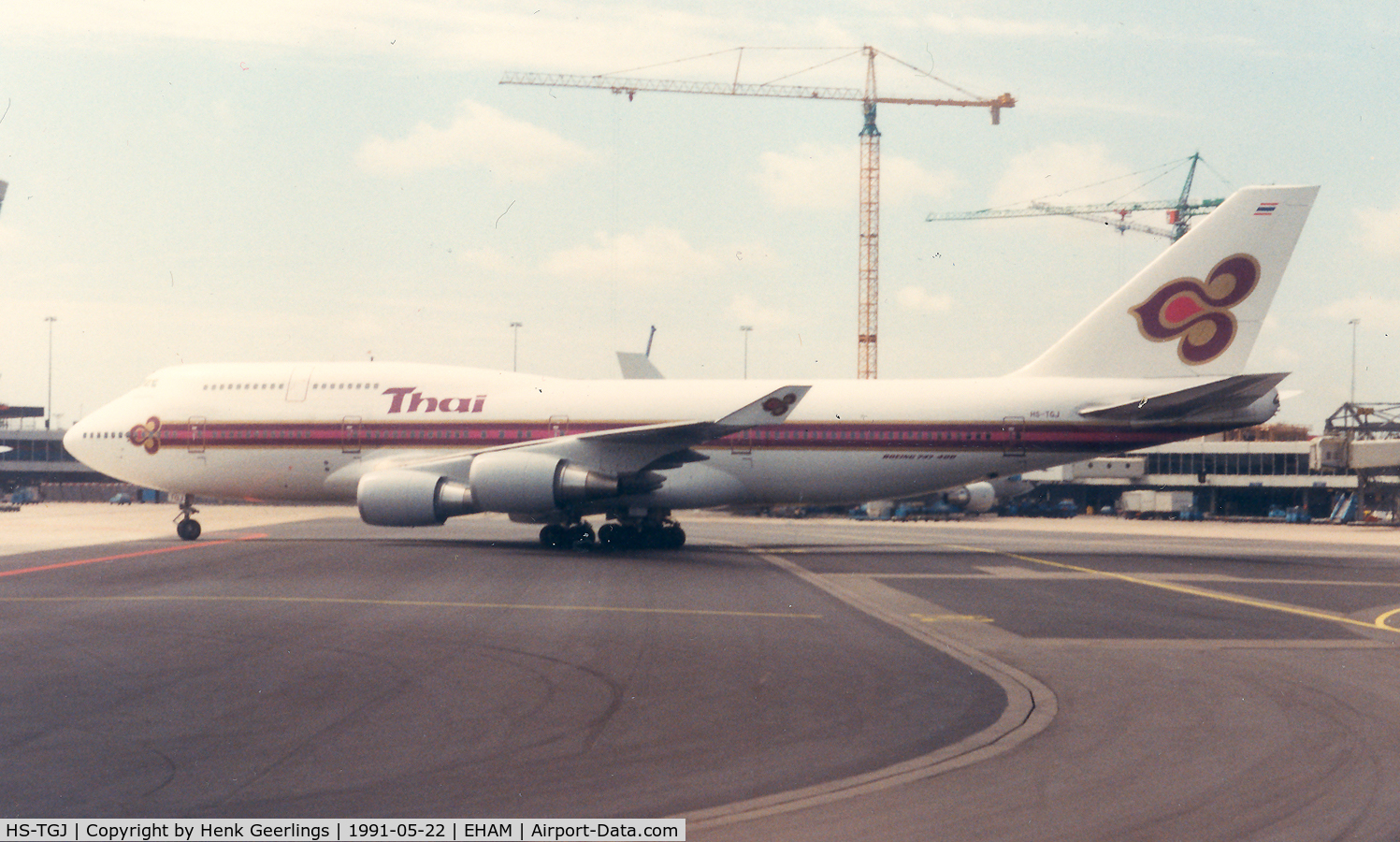 HS-TGJ, 1990 Boeing 747-4D7 C/N 24459, Thai
