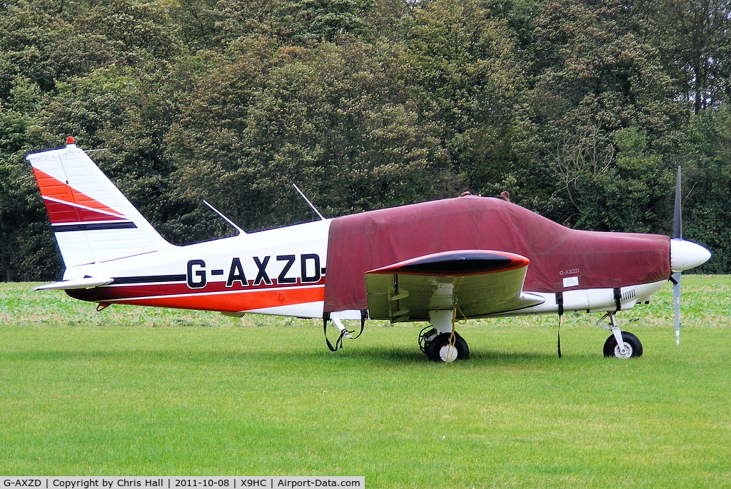 G-AXZD, 1970 Piper PA-28-180 Cherokee C/N 28-5609, at High Cross Airfield, Hertfordshire