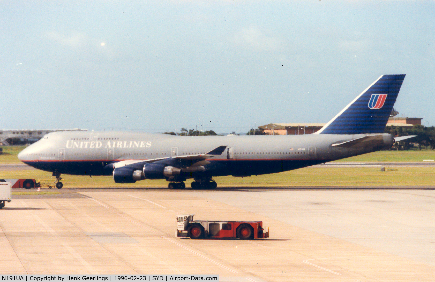 N191UA, 1993 Boeing 747-422 C/N 26880, United Airlines