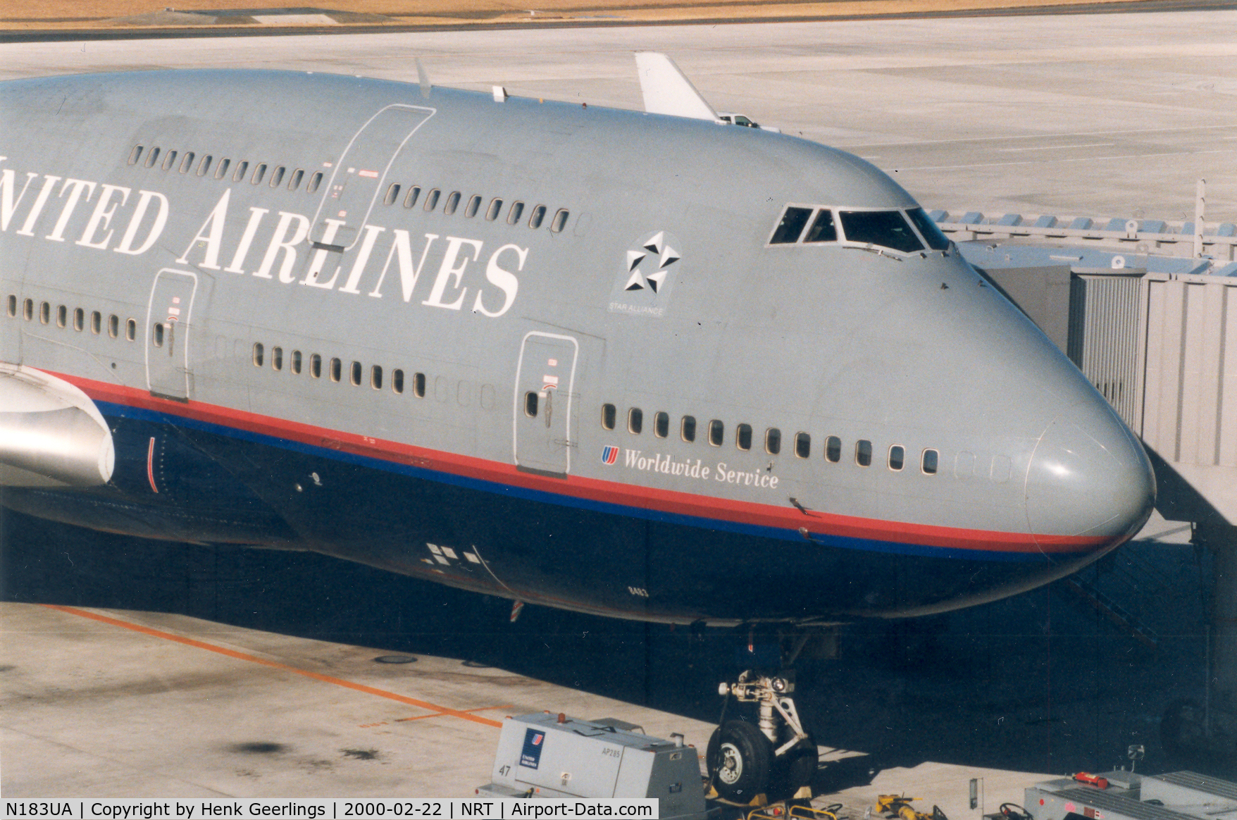 N183UA, 1992 Boeing 747-422 C/N 25379, United Airlines