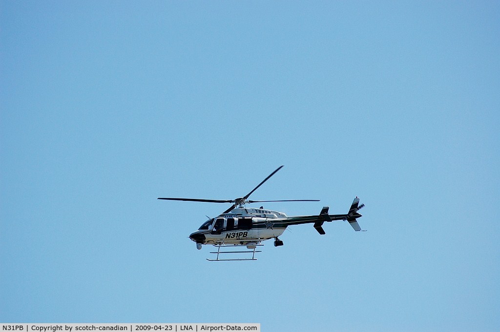 N31PB, 2003 Bell 407 C/N 53569, 2003 Bell 407 N31PB at Palm Beach County Park Airport, Lantana, FL