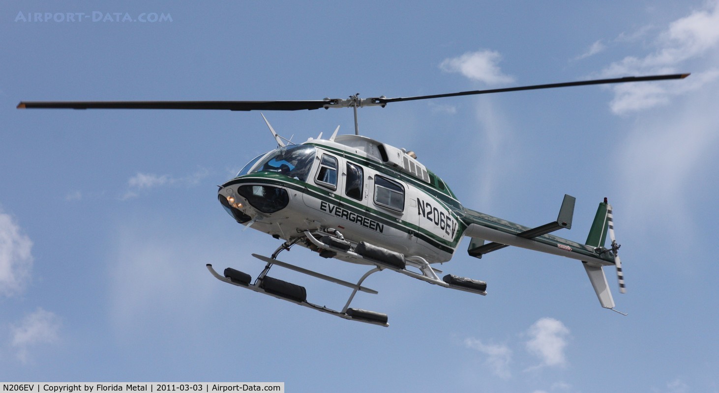 N206EV, 2005 Bell 206L-4 LongRanger IV LongRanger C/N 52311, Evergreen Helicopters Bell 206 at Heliexpo Orlando