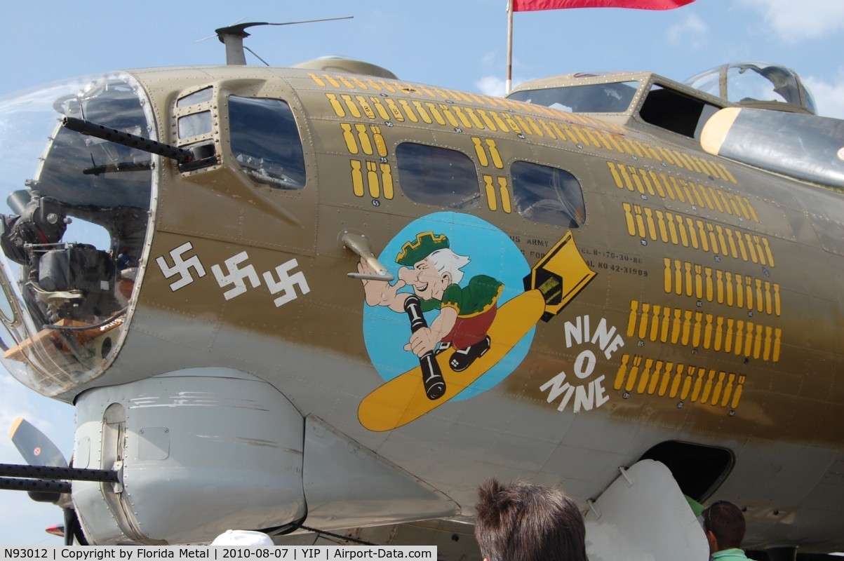 N93012, 1944 Boeing B-17G-30-BO Flying Fortress C/N 32264, Nine O Nine