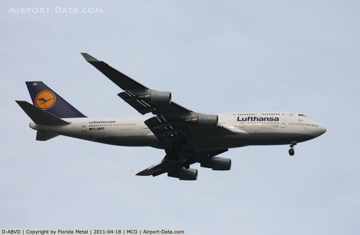 D-ABVD, 1990 Boeing 747-430 C/N 24740, Lufthansa 747