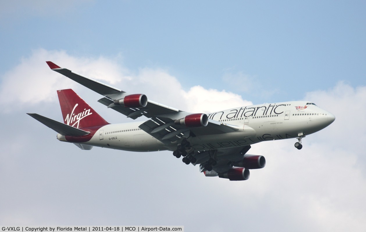 G-VXLG, 1998 Boeing 747-41R C/N 29406, Virgin 747