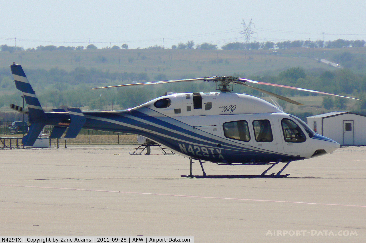 N429TX, Bell 429 GlobalRanger C/N 57018, At Alliance Airport - Fort Worth, TX