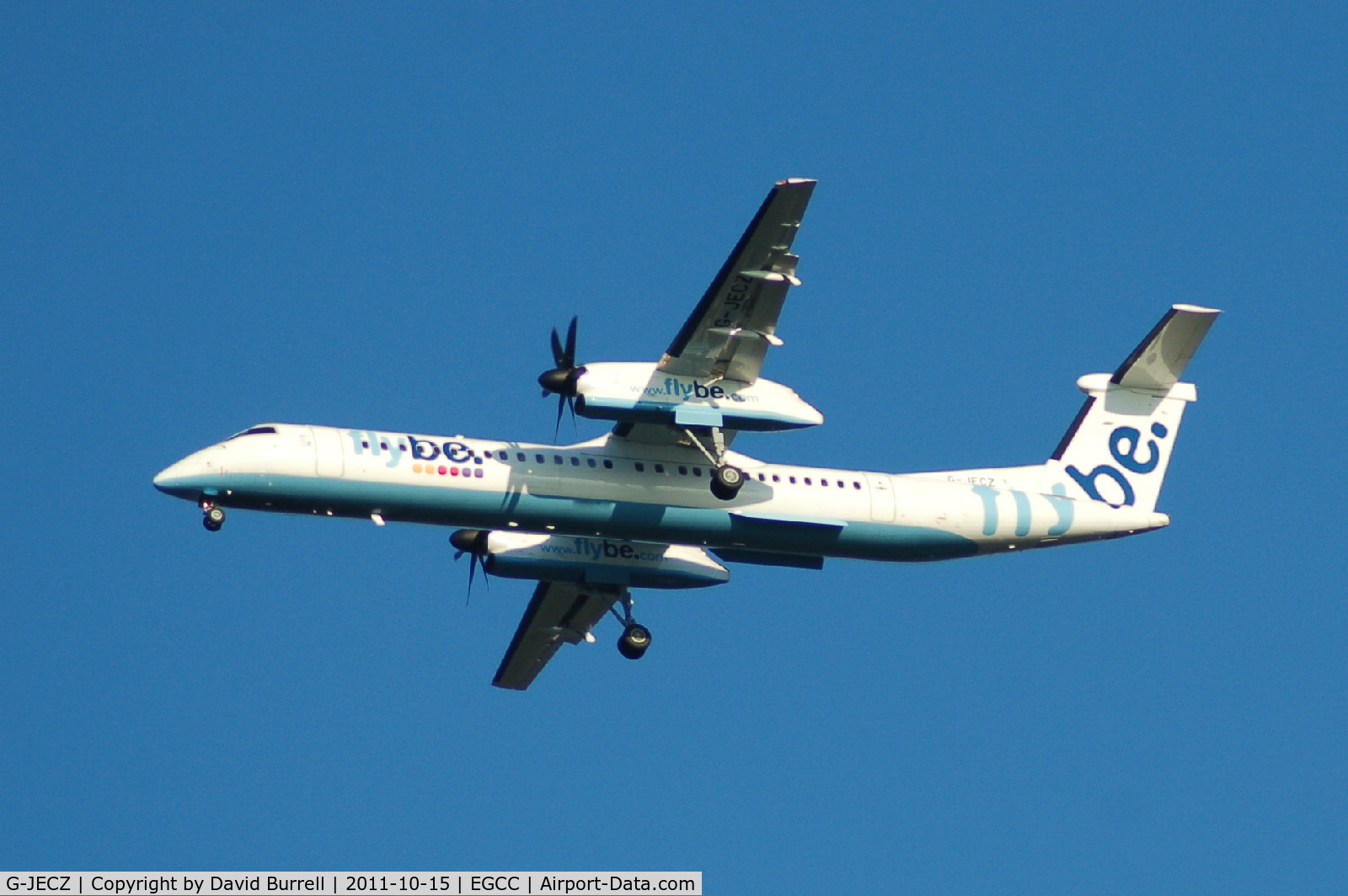 G-JECZ, 2007 De Havilland Canada DHC-8-402Q Dash 8 C/N 4179, Flybe Dehavilland Canada DHC-8-402 on Approach.