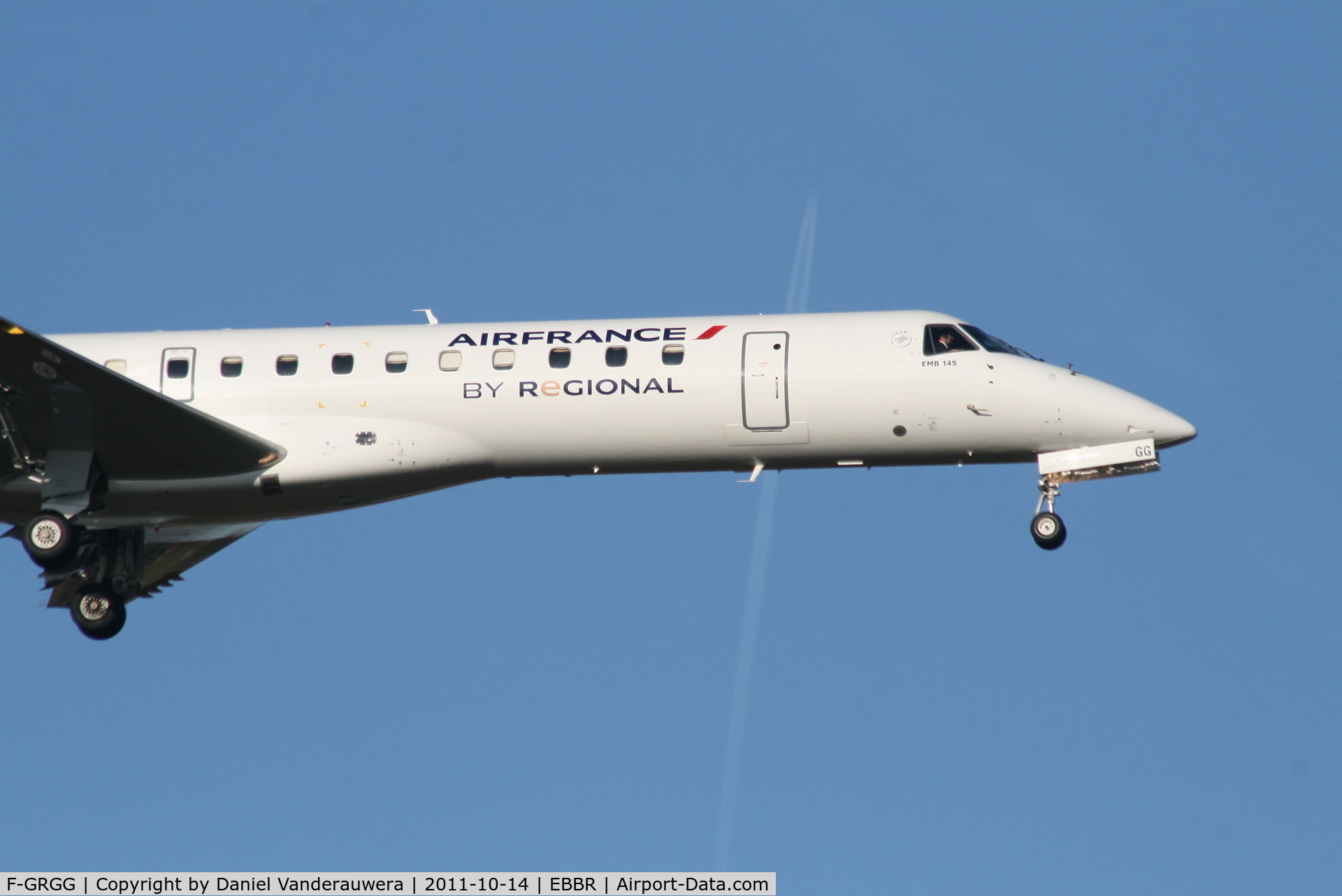F-GRGG, 1999 Embraer ERJ-145EP (EMB-145EP) C/N 145118, Arrival of flight AF3152 to RWY 02