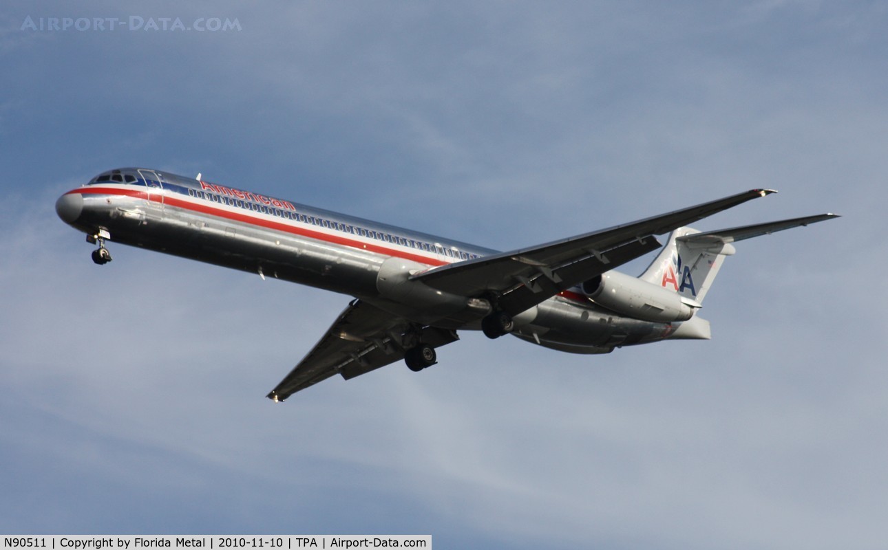N90511, 1989 McDonnell Douglas MD-82 (DC-9-82) C/N 49805, American