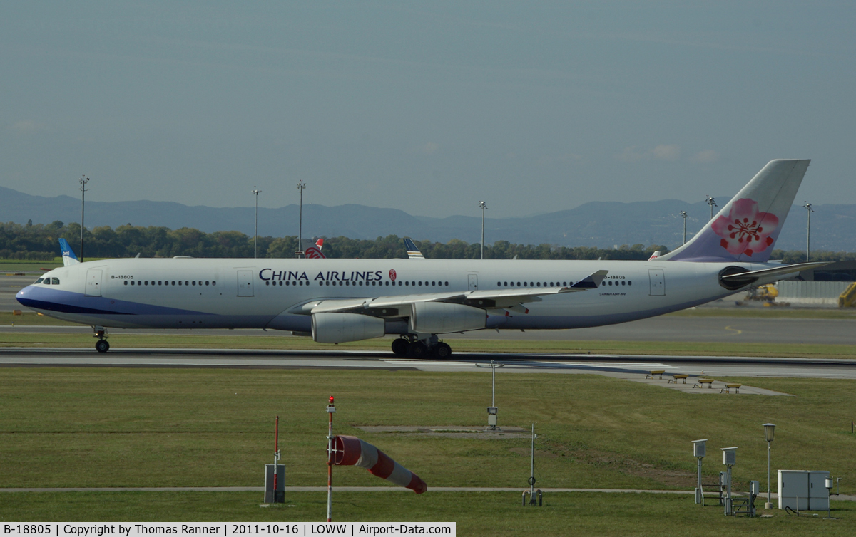 B-18805, 2001 Airbus A340-313X C/N 415, China Airlines Airbus A340
