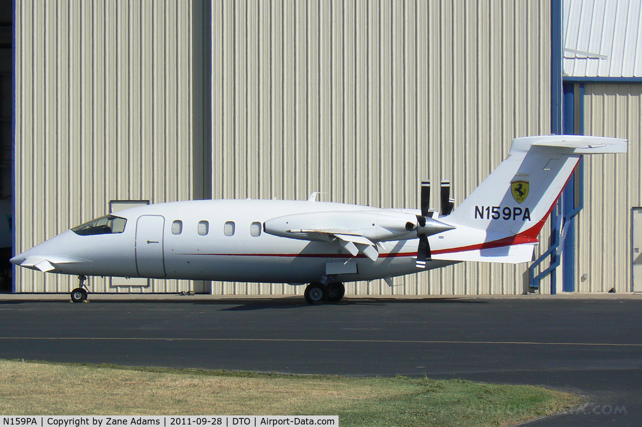 N159PA, Piaggio P-180AM Avanti C/N 1031, At Denton Municipal Airport