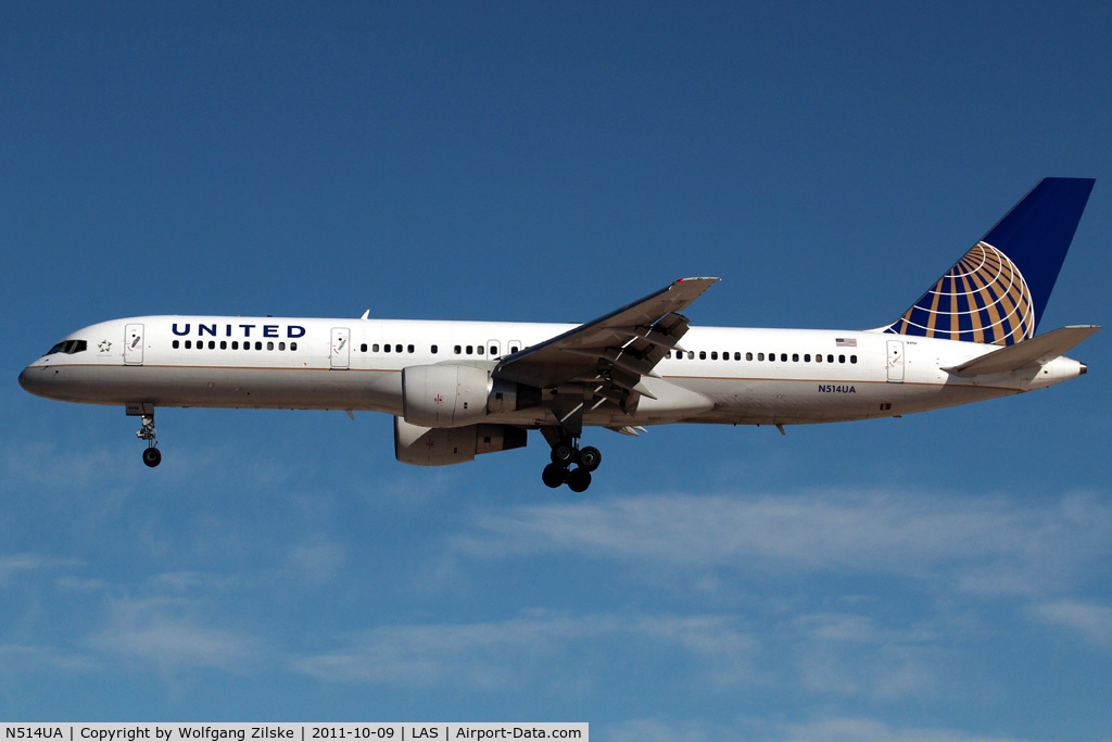 N514UA, 1990 Boeing 757-222 C/N 24839, visitor