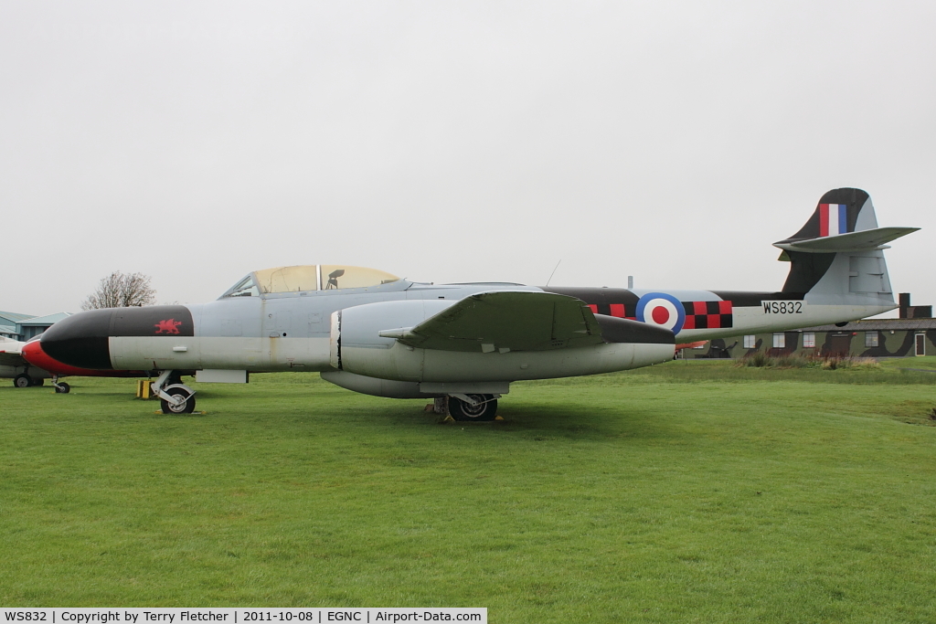WS832, 1954 Gloster Meteor NF.14 C/N Not found WS832, Gloster Meteor NF.14, c/n: Unknown WS832