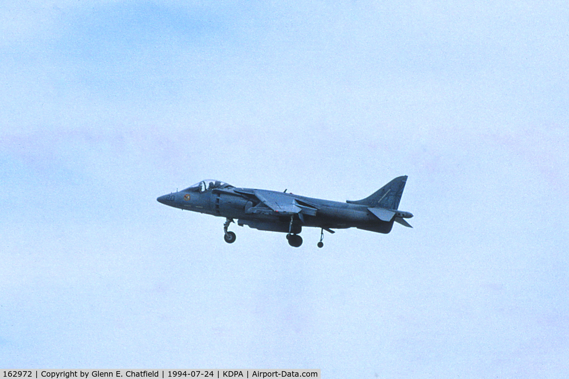 162972, McDonnell Douglas AV-8B Harrier II C/N 512098/92, Air show performance