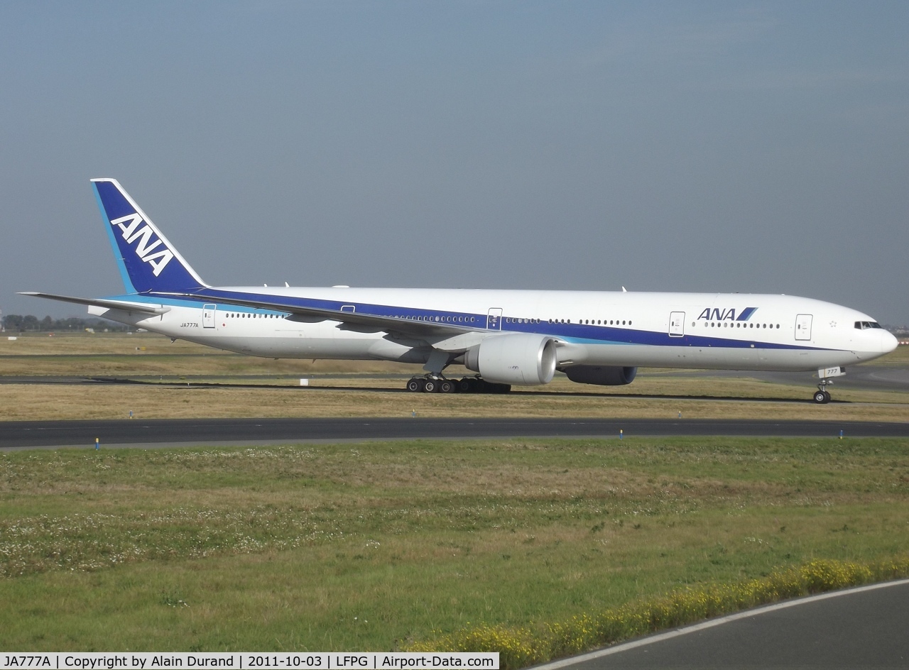 JA777A, 2006 Boeing 777-381/ER C/N 32650, 593th 777 built and coming along with an appropriate registration