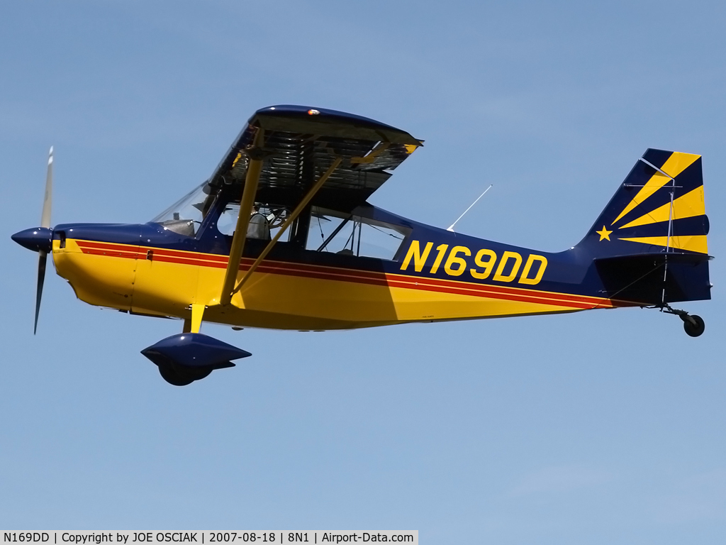 N169DD, 2001 American Champion 7GCAA Citabria C/N 455-2001, at Grimes Airport