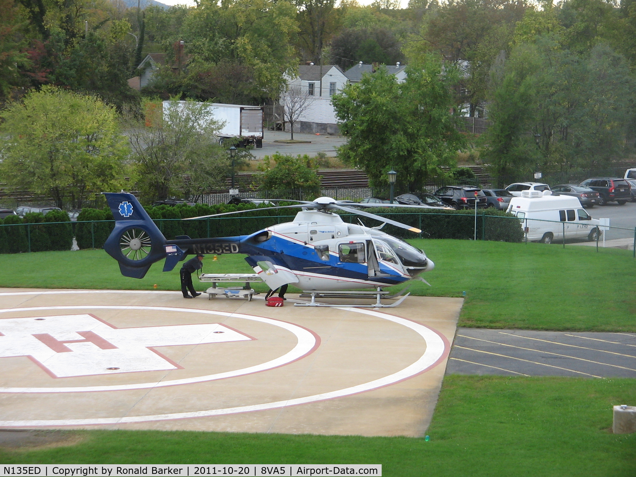 N135ED, 2004 Eurocopter EC-135P-2 C/N 0335, UVA Hospital