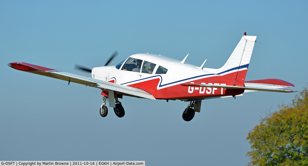 G-DSFT, 1973 Piper PA-28R-200-2 Cherokee Arrow II C/N 28R-7335157, SHOT AT HEADCORN