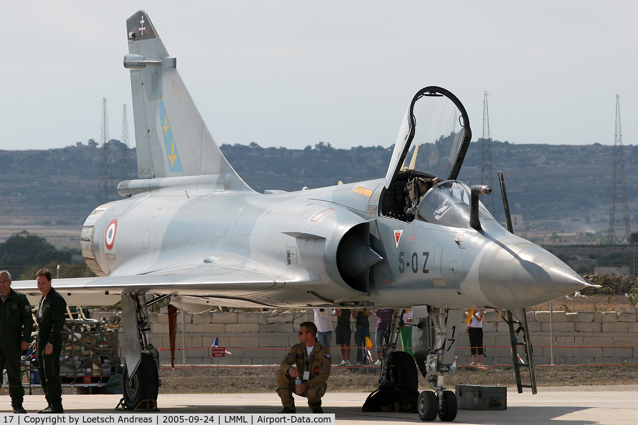 17, Dassault Mirage 2000C C/N 30, the pilot is protected from heat