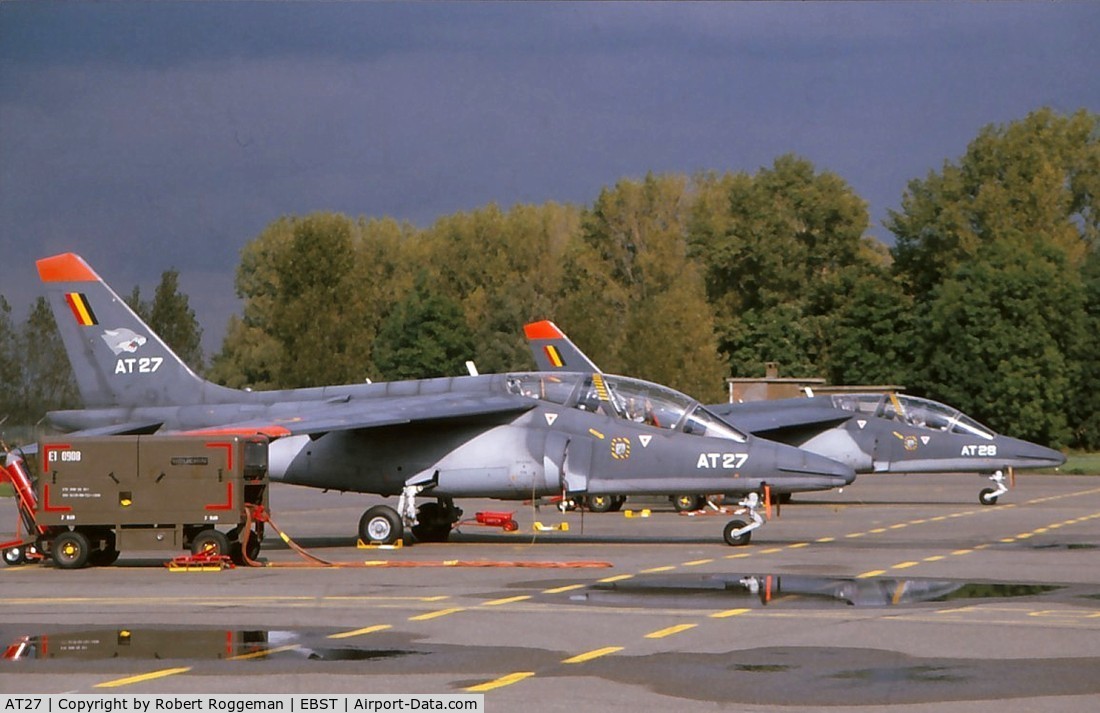 AT27, Dassault-Dornier Alpha Jet 1B C/N B27/1125, 1990's.at28.