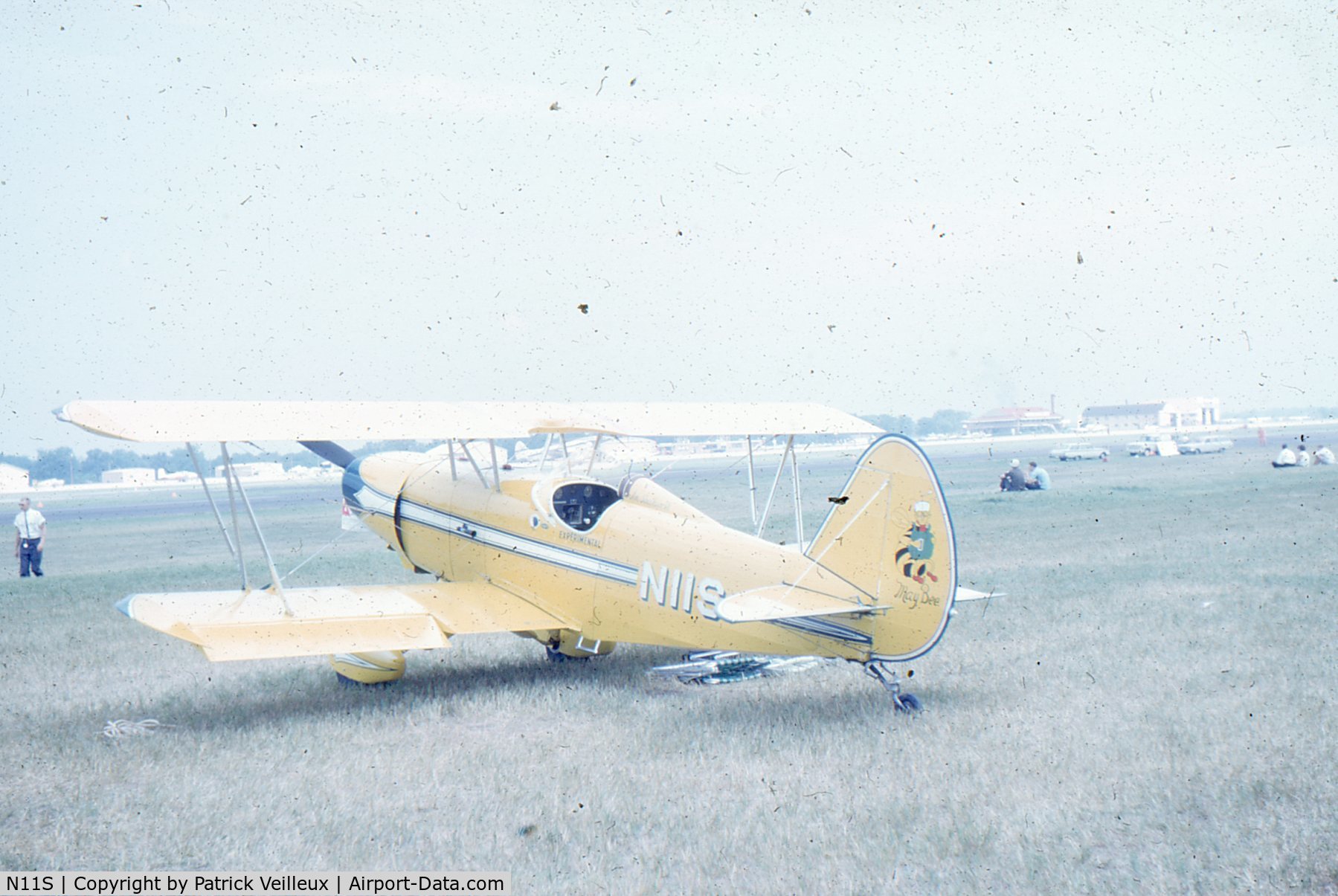 N11S, 1964 Southworth Eaa Bi-plane MAY BEE C/N JS-1, old picture of my grand father
