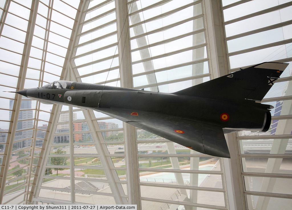C11-7, Dassault Mirage IIIEE C/N 594, Preserved in the Arts & Sciences City...