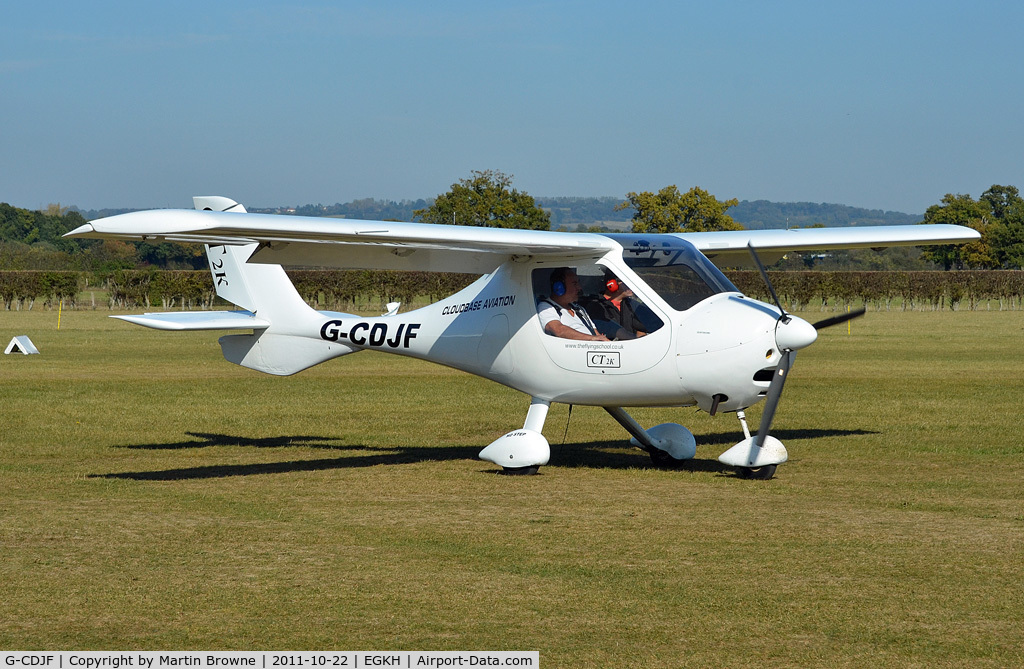 G-CDJF, 2005 Flight Design CT2K C/N 8104, SHOT AT HEADCORN